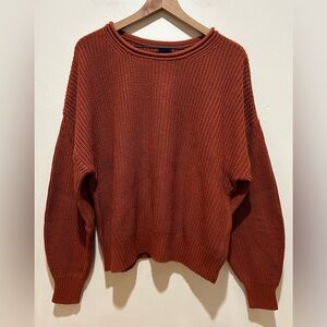NWT Gap Golden Brown Chunky Rib Fisherman Knit Sweater - Women’s Size XXL